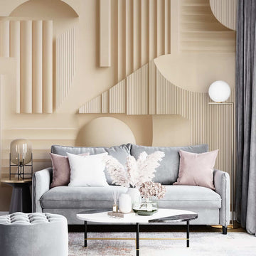 Фототапет Геометрични форми за хол