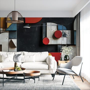 Фототапет Геометрични форми за хол
