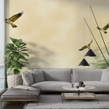 Фототапет Полет на птици за хол