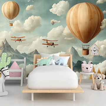 Фототапет Небесни пътешествия за детска стая