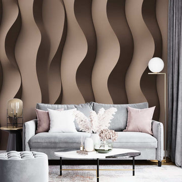 Фототапет Вълнообразна елегантност за хол