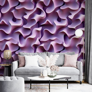 Фототапет Вълнообразни форми за хол