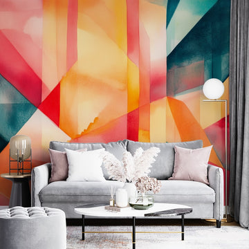 Фототапет Цветна геометрия за хол