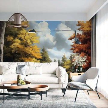 Фототапет Пролетна Горска Идилия за хол