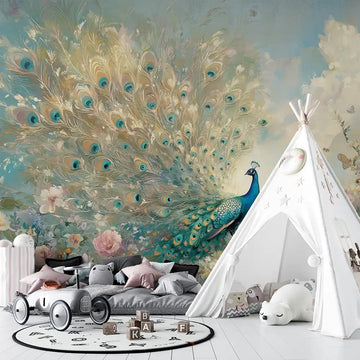 Фототапет Павлинова Феерия за детска стая