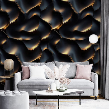 Фототапет Модерни вълни за хол