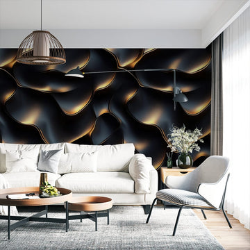 Фототапет Модерни вълни за хол