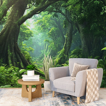 Фототапет Зелена гора за хол