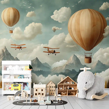 Фототапет Небесни пътешествия за детска стая