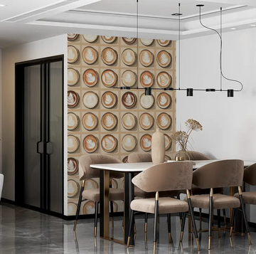 Фототапети за заведения – Кафе арт дизайн с лате рисунки