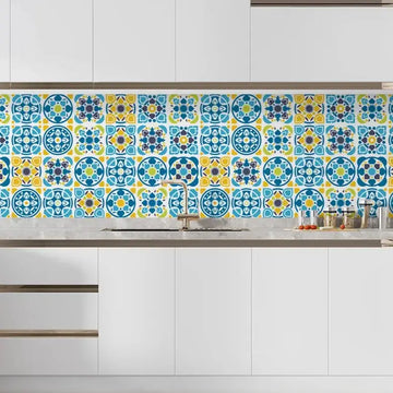 Самозалепващи водоустойчиви стикери за плочки Talavera Mexican